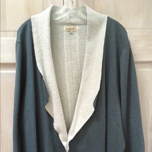 Cotton knit cardigan